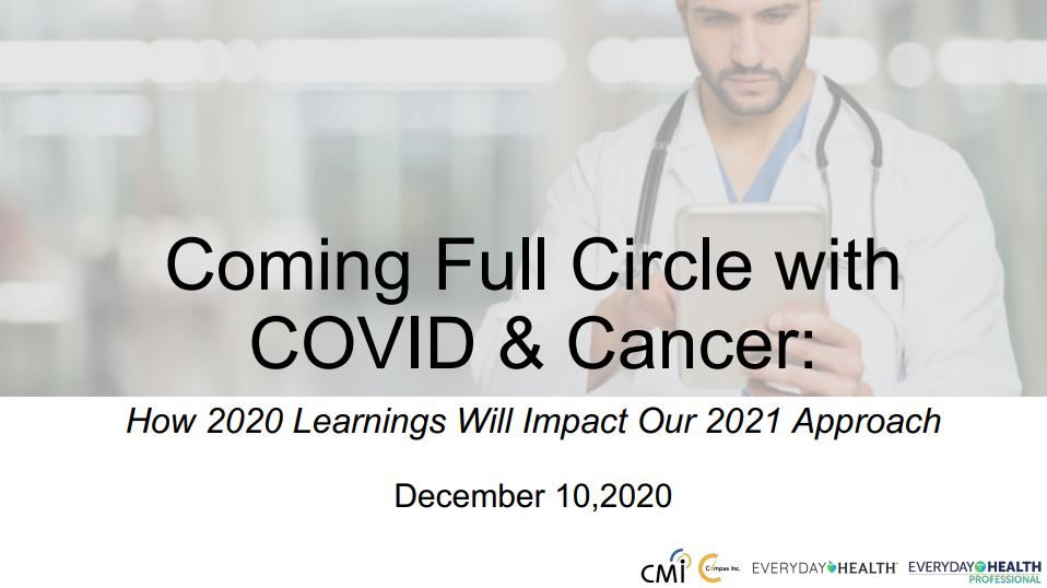Coming Full Circle with Covid - Oncology Marketing